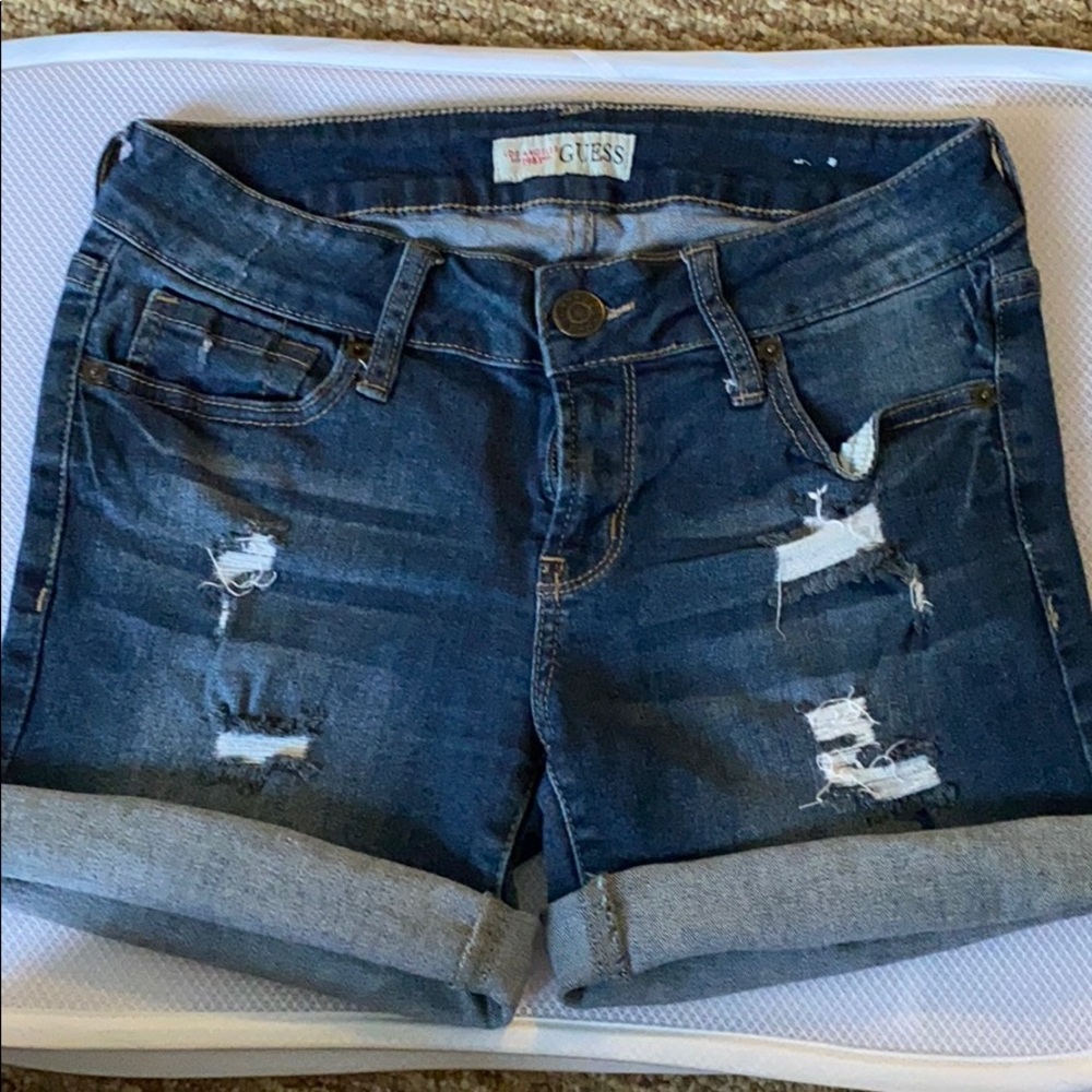 Guess Denim Distressed shorts